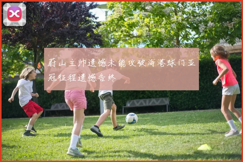 蔚山主帅遗憾未能攻破海港球门亚冠征程遗憾告终